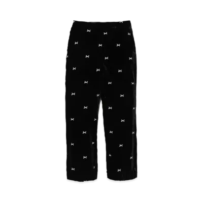 WTAPS SD 20 / Trousers / Poly. Velvet. Textile "Black"