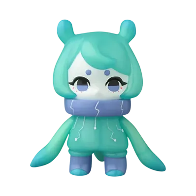 MEDICOM TOY / HAKURO Ocean Exploration Robot Denshitaco 3 Sea Ghost Color