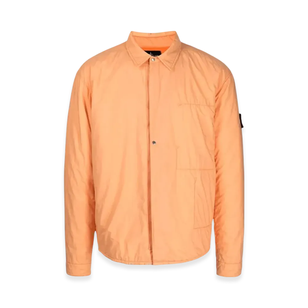 Stone Island Shadow Project 10412 HD Pelle OVO Cotton-TC Padded Overshirt - 22SS "Orange"