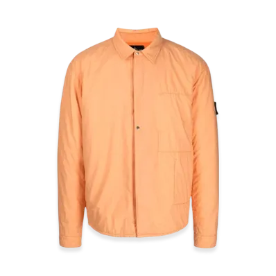 Stone Island Shadow Project 10412 HD Pelle OVO Cotton-TC Padded Overshirt - 22SS "Orange"