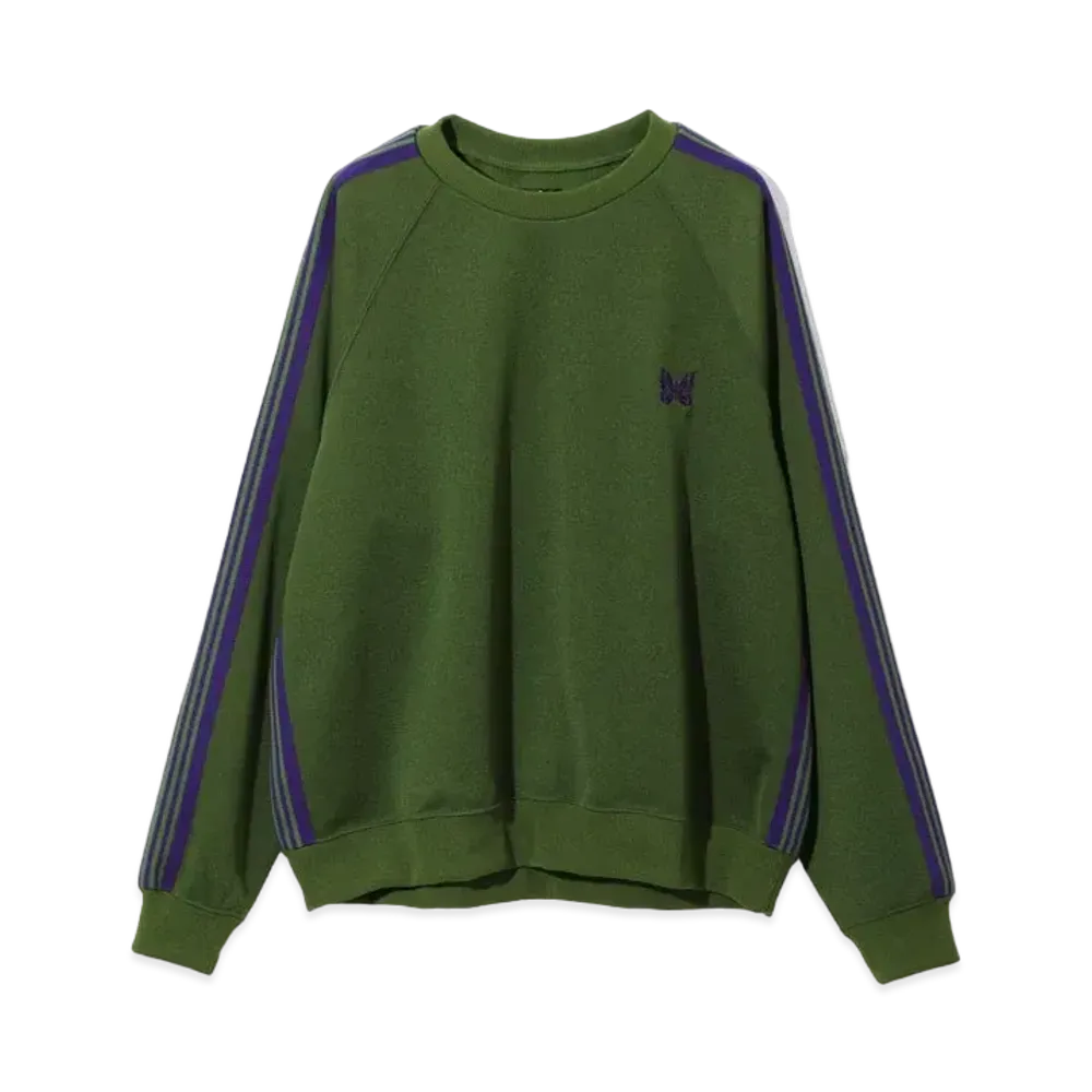 Needles Track Crew Neck Shirt - Poly Smooth "Ivy Green"