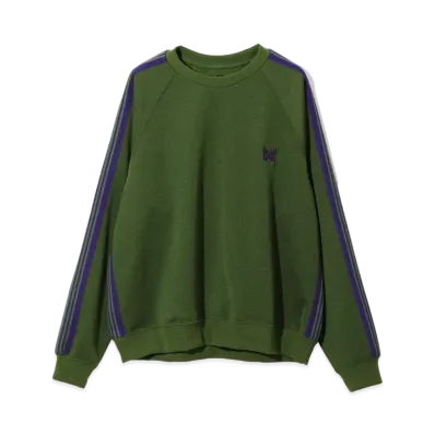 Needles Track Crew Neck Shirt - Poly Smooth "Ivy Green"