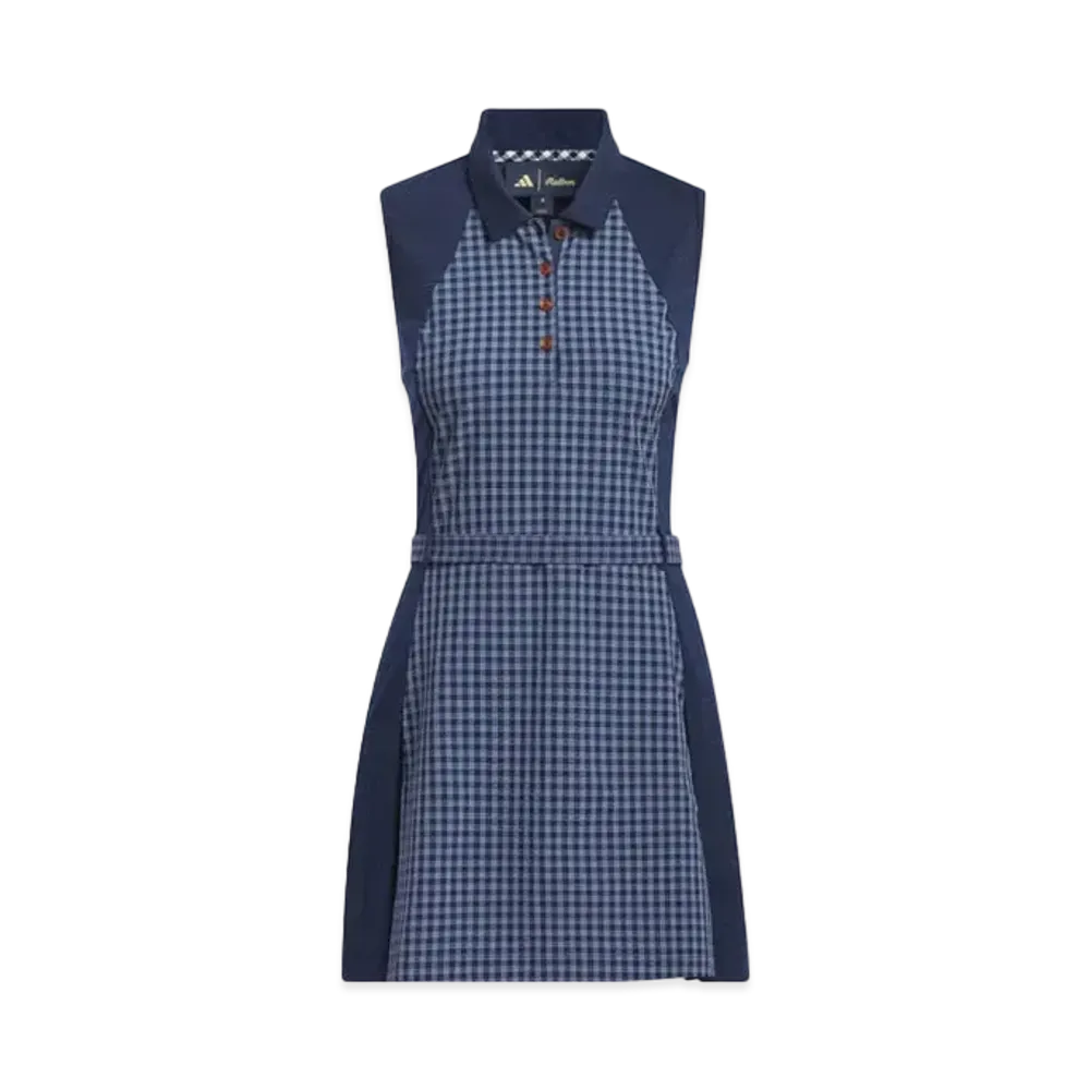 adidas x Malbon Golf Gingham Check One Piece "College Navy"