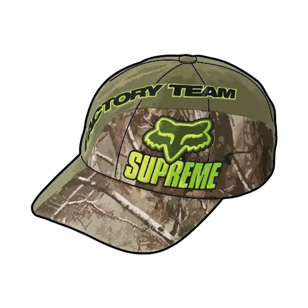 Supreme x Fox Racing 6-Panel "Camo"