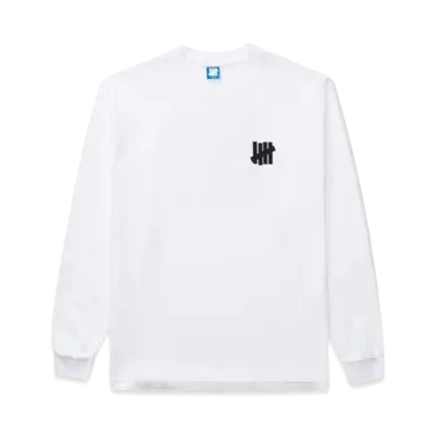 UNDEFEATED Icon L/S Tee 80446 "White"