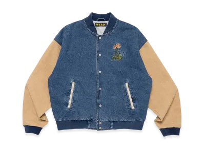 WZRD Denim Stadium Jacket "Indigo"