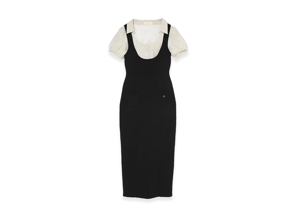 ANDMARY Women's Zoe Shirt Set Long Dress "Stripe"