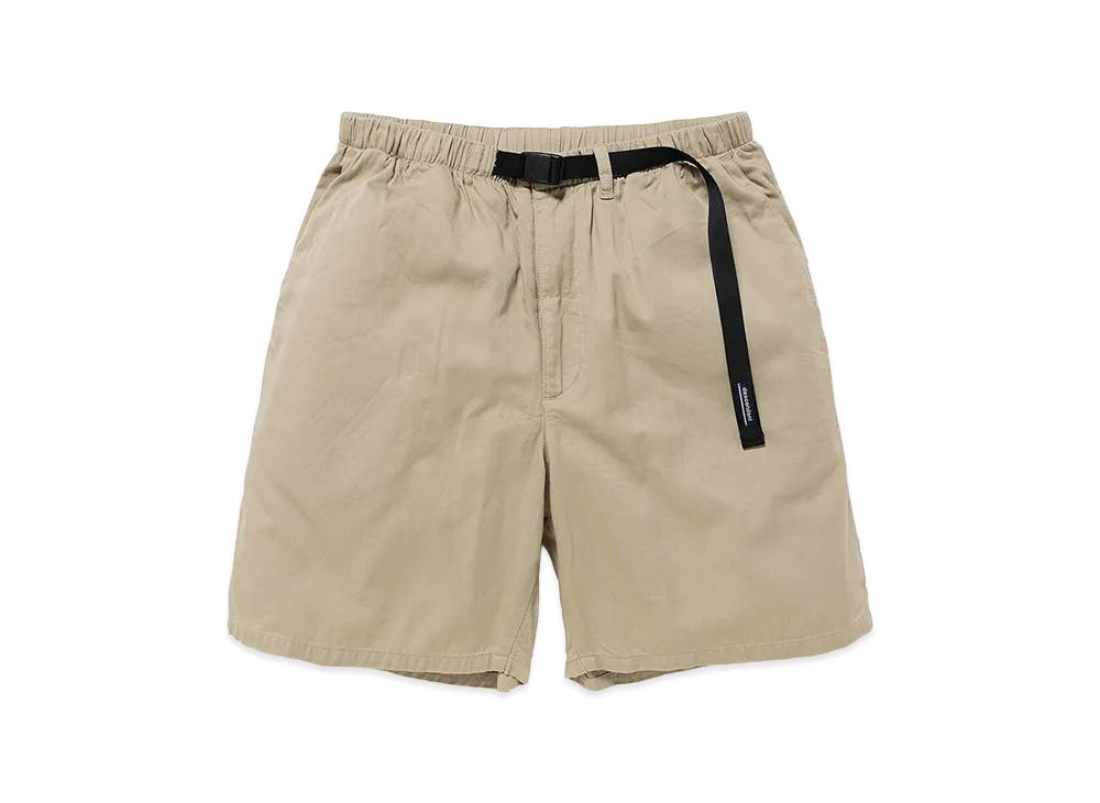 DESCENDANT Clasp Twill Webbing Shorts "Beige"