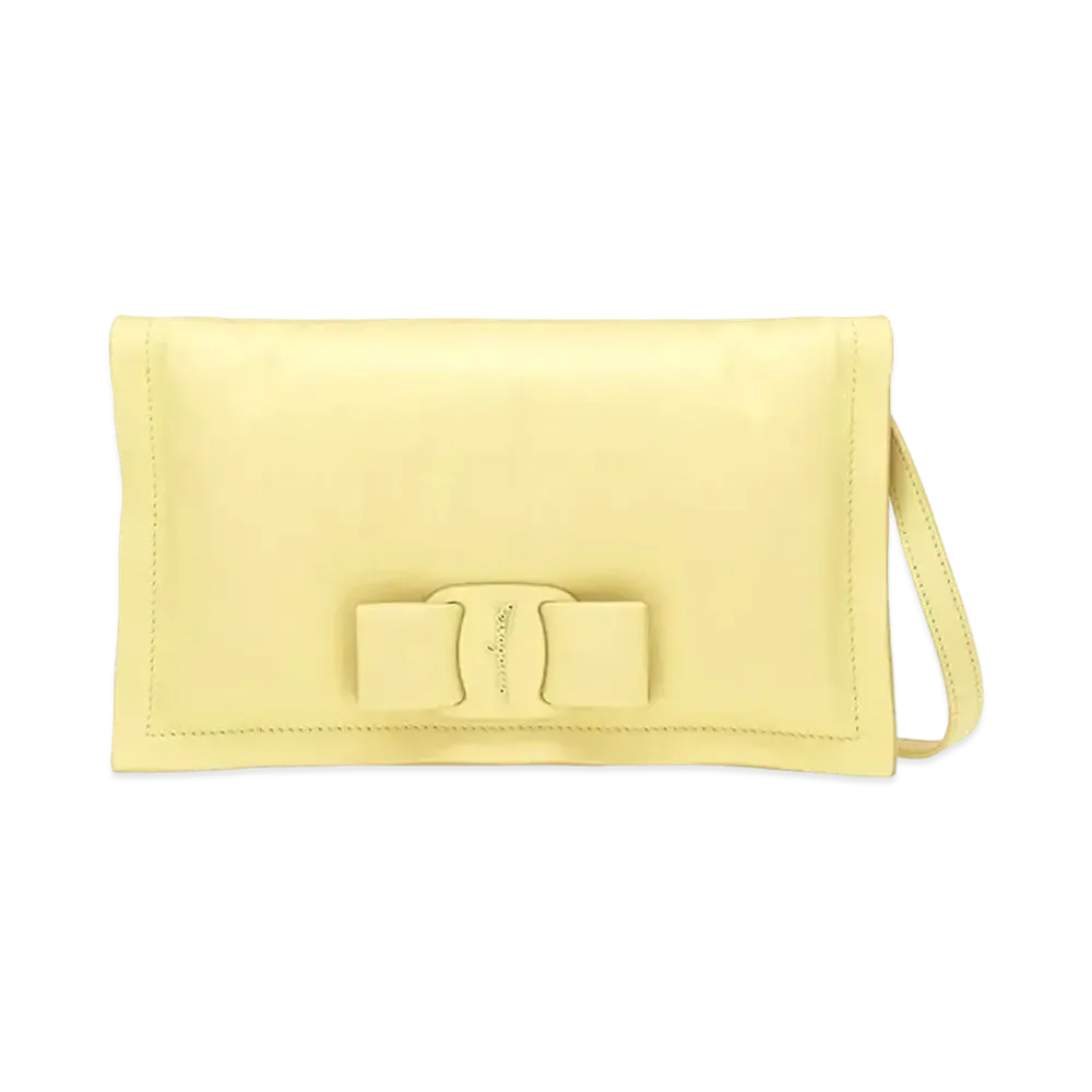 Salvatore Ferragamo Viva Bow Minibag "Yellow"
