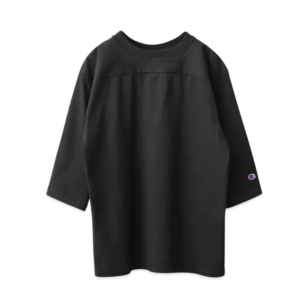 Champion 3/4 Sleeve Football T-Shirt "Black"