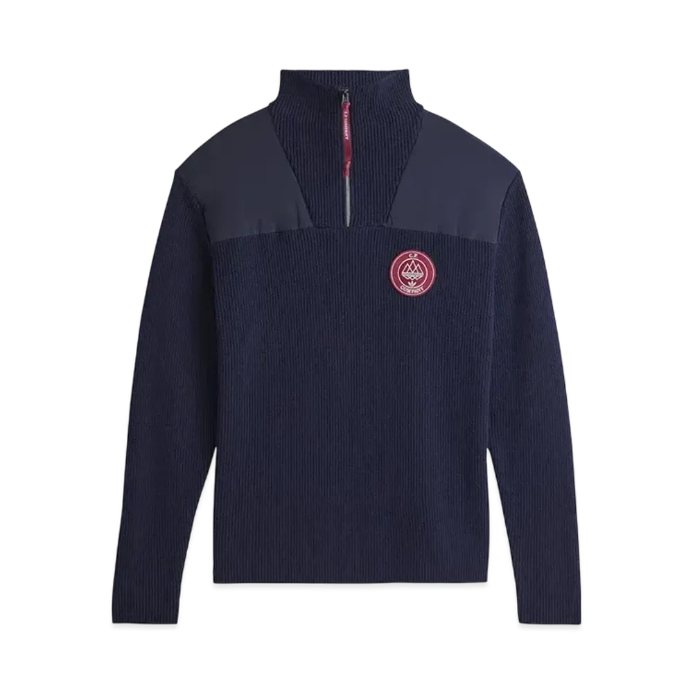 C.P. Company x adidas SPZL Half Zip "Navy"