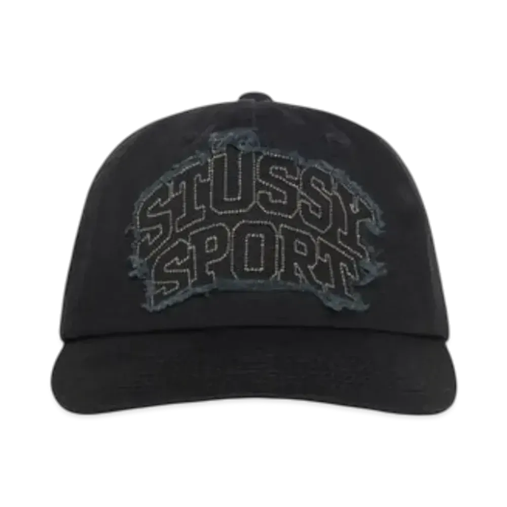 Stussy Mid-Depth Sport Patch Snapback "Black"