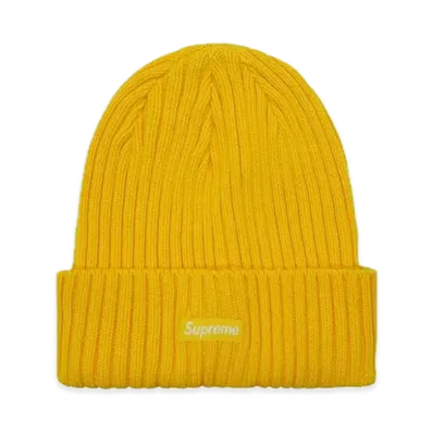 Supreme Overdyed Beanie "Lemon" (23SS)