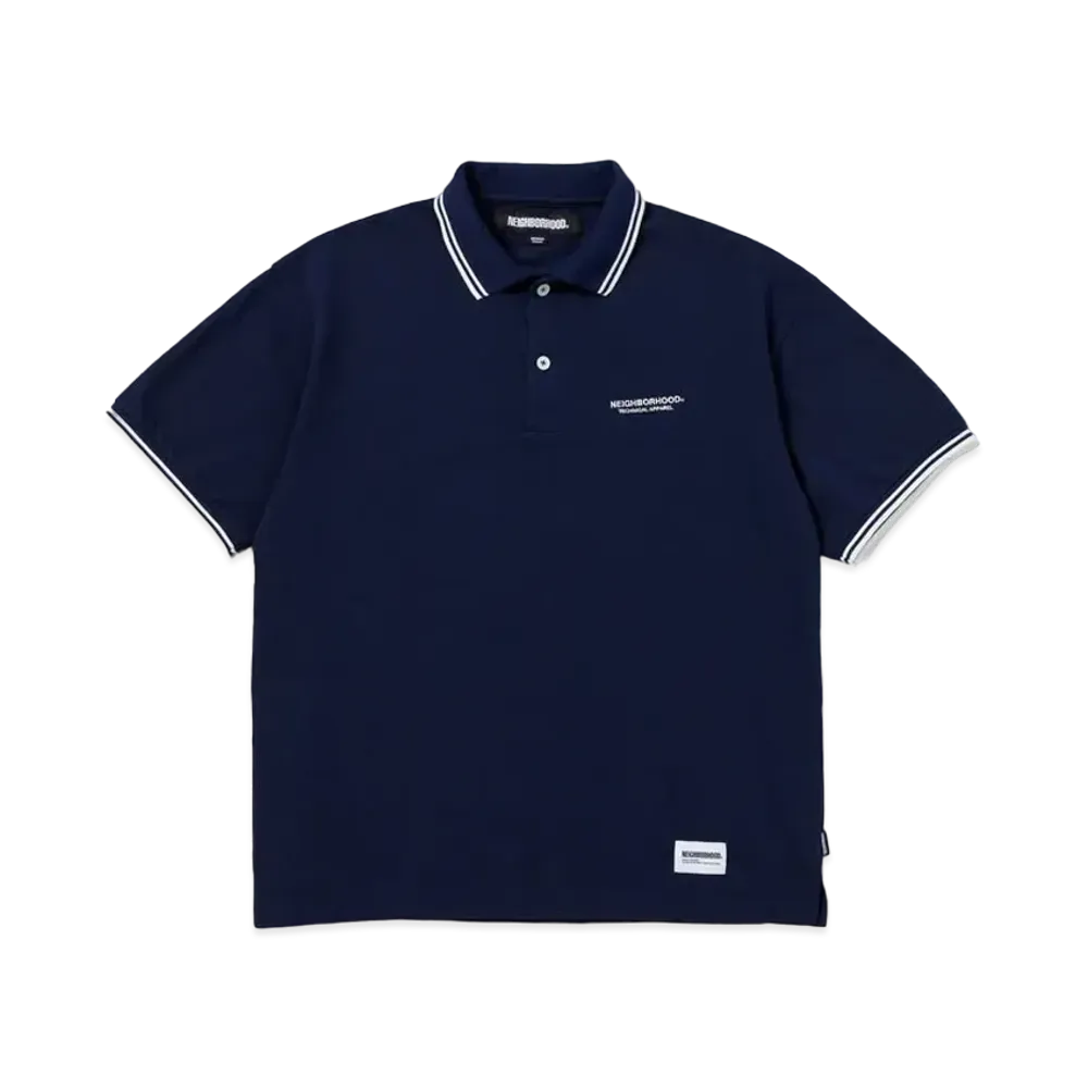 NEIGHBORHOOD Pique Line Poloshirt SS "Navy"