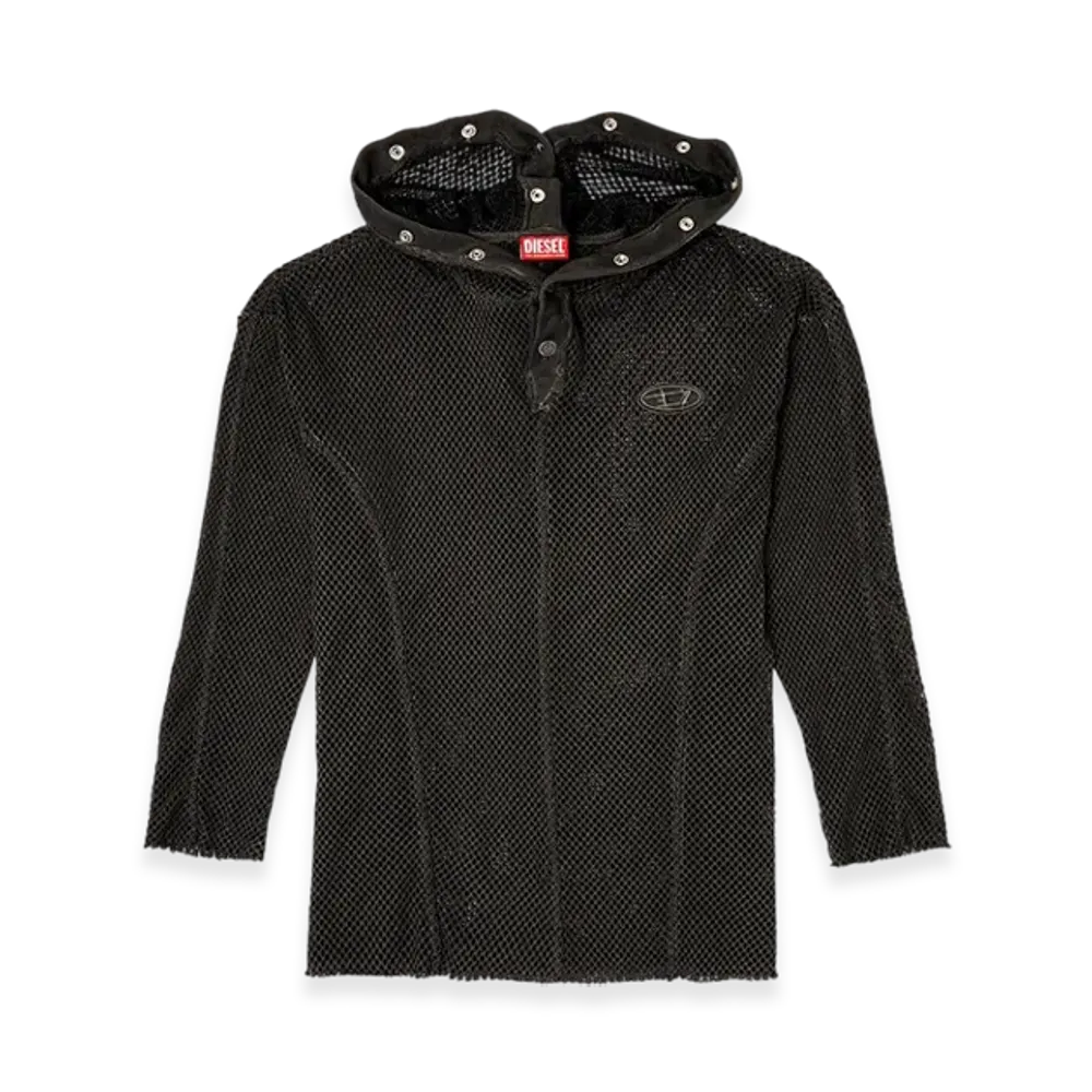 THUG CLUB x Diesel S-Thug-Fishnet Sweat-Shirt "Black"