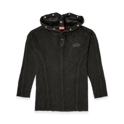 THUG CLUB x Diesel S-Thug-Fishnet Sweat-Shirt "Black"