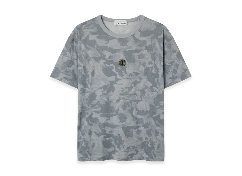 Stone Island Bog Loom Camo S/S Tee "Grey"