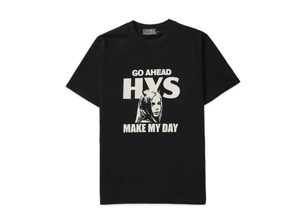 HYSTERIC GLAMOUR Make My Day Tee "Black"