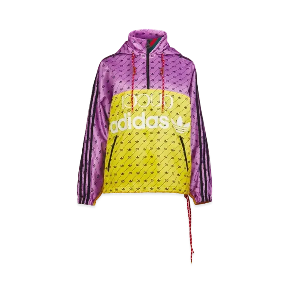 adidas Gucci Bomber Jacket "Yellow/Purple"