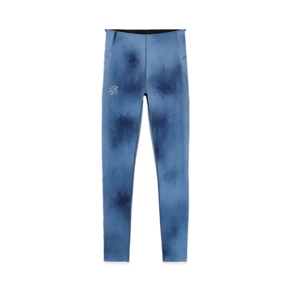 LOEWE x On Women's Running Active Tights in Technical Jersey "Blue/Multicolor"