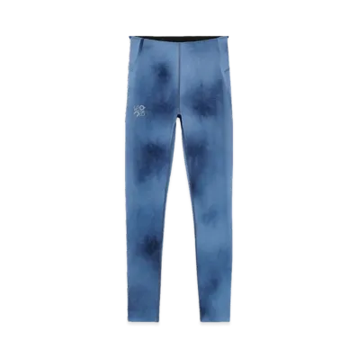 LOEWE x On Women's Running Active Tights in Technical Jersey "Blue/Multicolor"