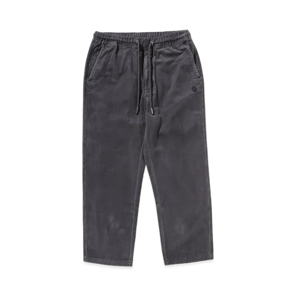 A BATHING APE One Point Heavy Washed Corduroy Relaxed Fit Easy Pants "Charcoal"