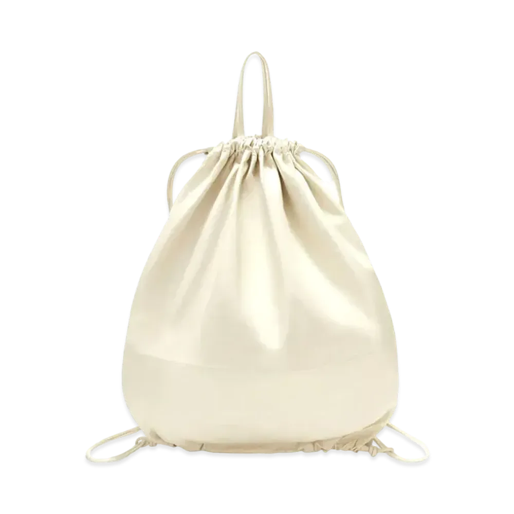 Jil Sander Drawstring Backpack Tote "Natural"
