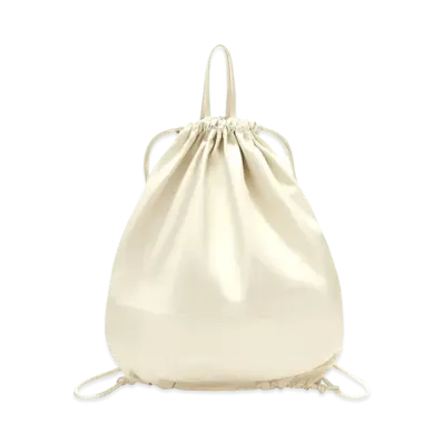 Jil Sander Drawstring Backpack Tote "Natural"