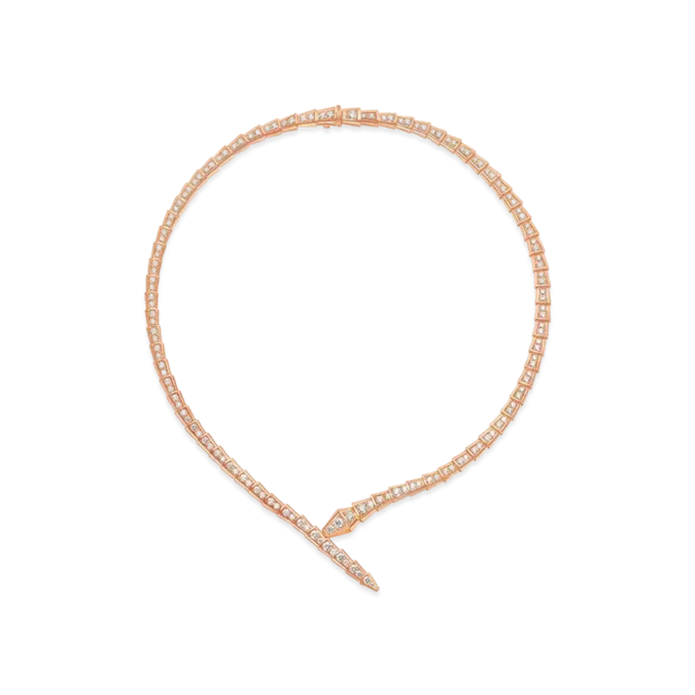 BVLGARI Serpenti Viper Necklace "Pink Gold"