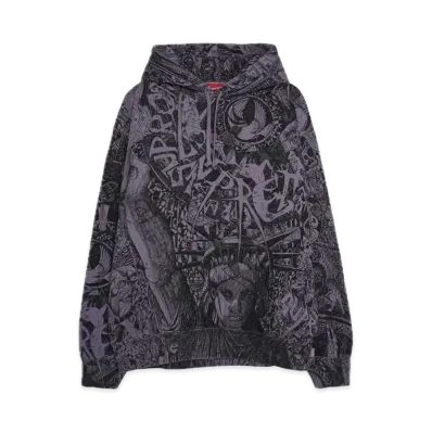 Supreme Liberty Hooded Sweatshirt "Dusty Purple"
