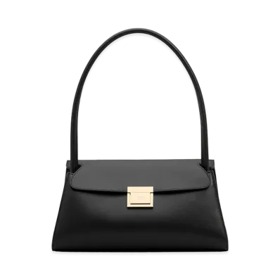AMI PARIS Cow Leather Small Mimi Bag "Black"