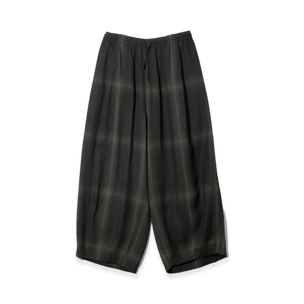 NEEDLES H.D. Pant Rayon Plaid "Black"