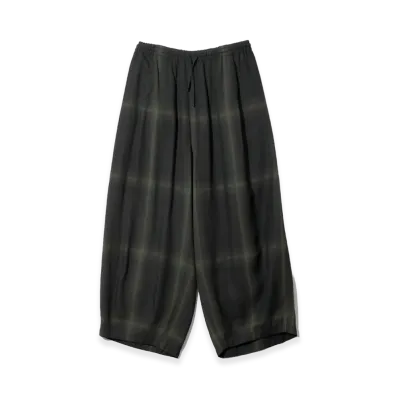 NEEDLES H.D. Pant Rayon Plaid "Black"