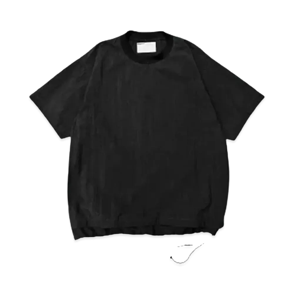 Poliquant THE DEFORMED S/S PULLOVER WITH VENTILATION "BLACK"