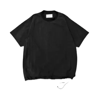 Poliquant THE DEFORMED S/S PULLOVER WITH VENTILATION "BLACK"