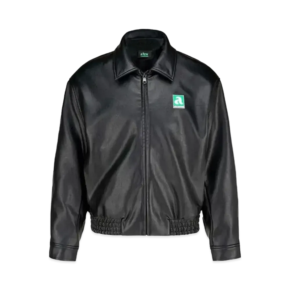A FEW GOOD KIDS Clock Leather Jacket "Black"