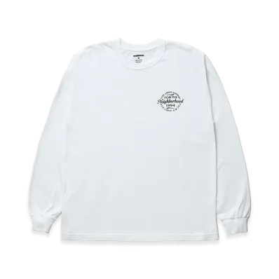 NEIGHBORHOOD NH . Tee LS-4 "White"