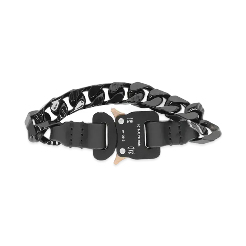 1017 ALYX 9SM Colored Chain Bracelet "Black"