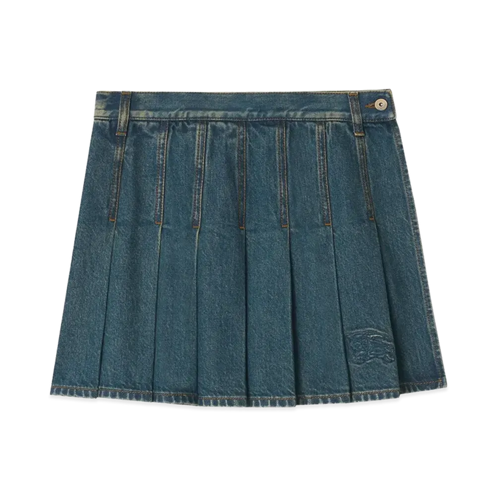 Burberry Women's Stretch Denim Skirt "Blue"