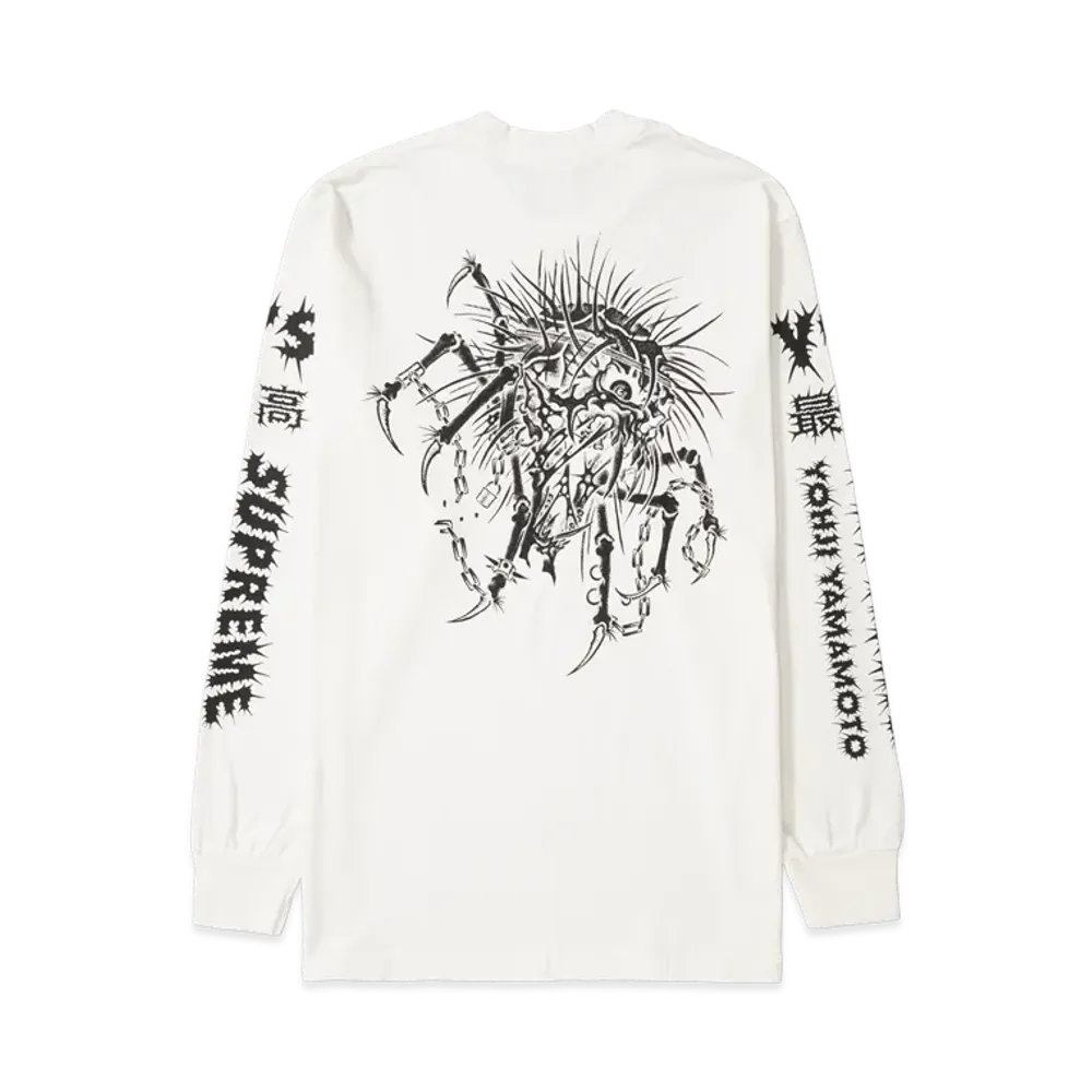 Supreme x Y's by Yohji Yamamoto L/S Tee "White"