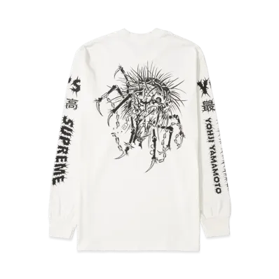 Supreme x Y's by Yohji Yamamoto L/S Tee "White"