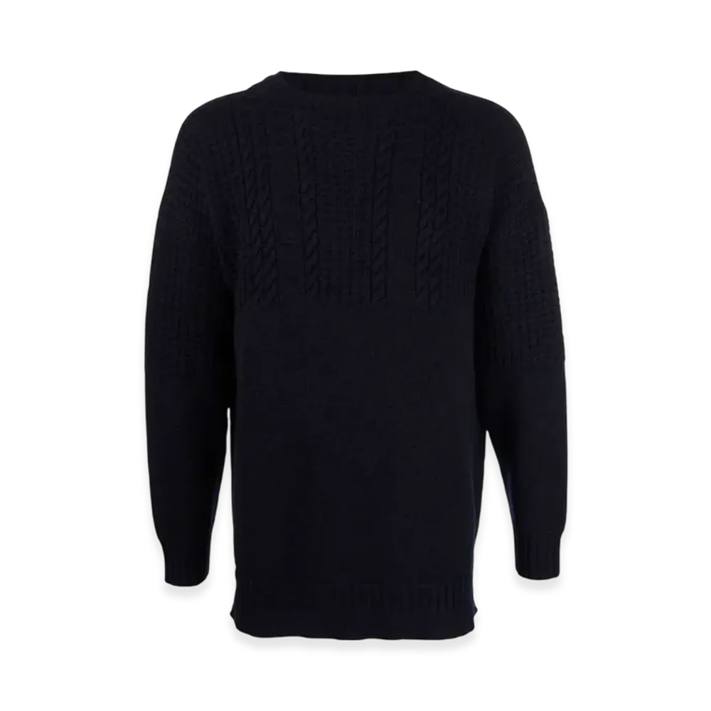 Maison Margiela Crewneck Wool Sweater "Navy"