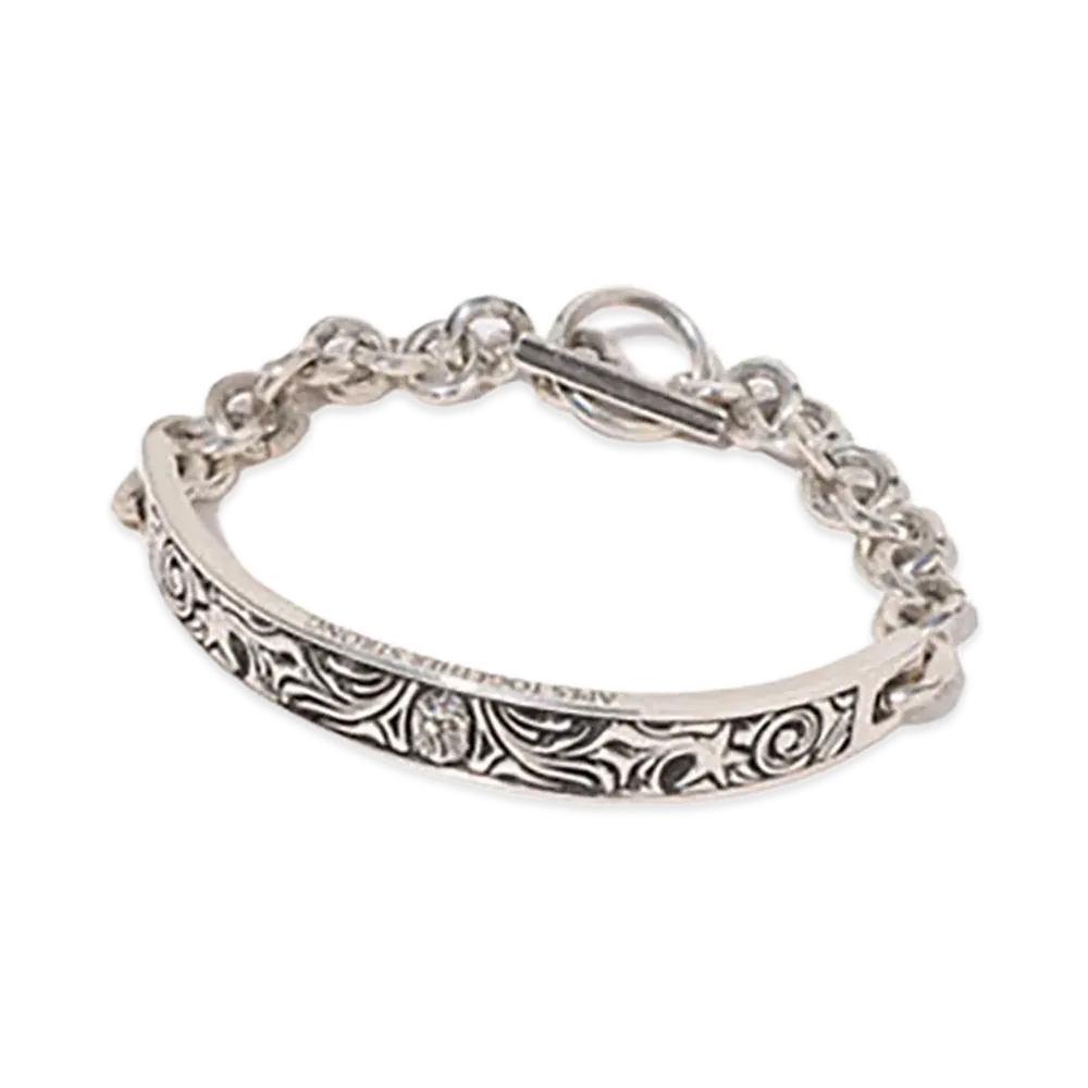 A BATHING APE Chain Bracelet "Silver"