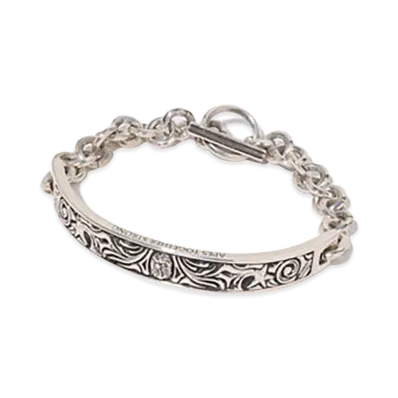 A BATHING APE Chain Bracelet "Silver"