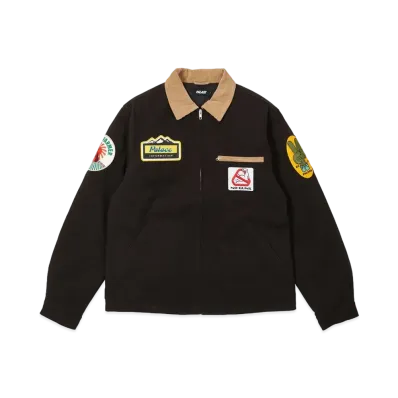 PALACE BADGE WORK JACKET "Black"