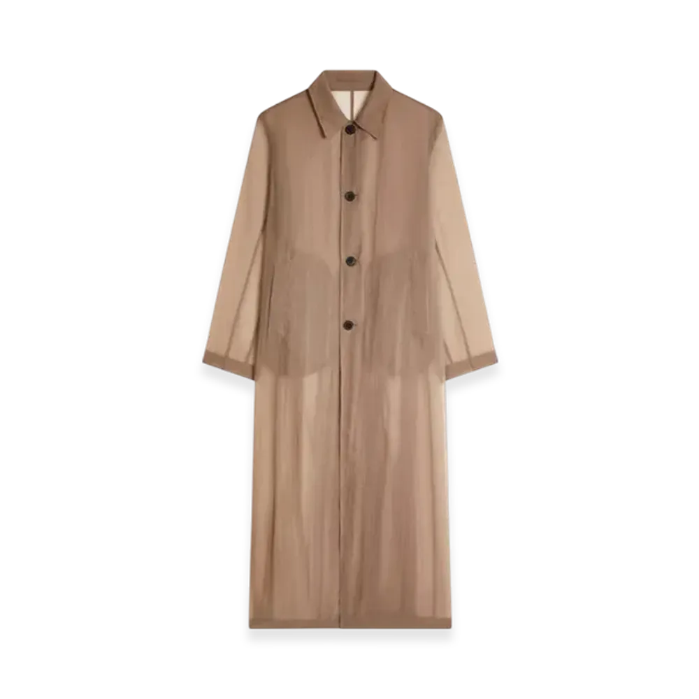 DRIES VAN NOTEN Loose Fit Mac "Brown"