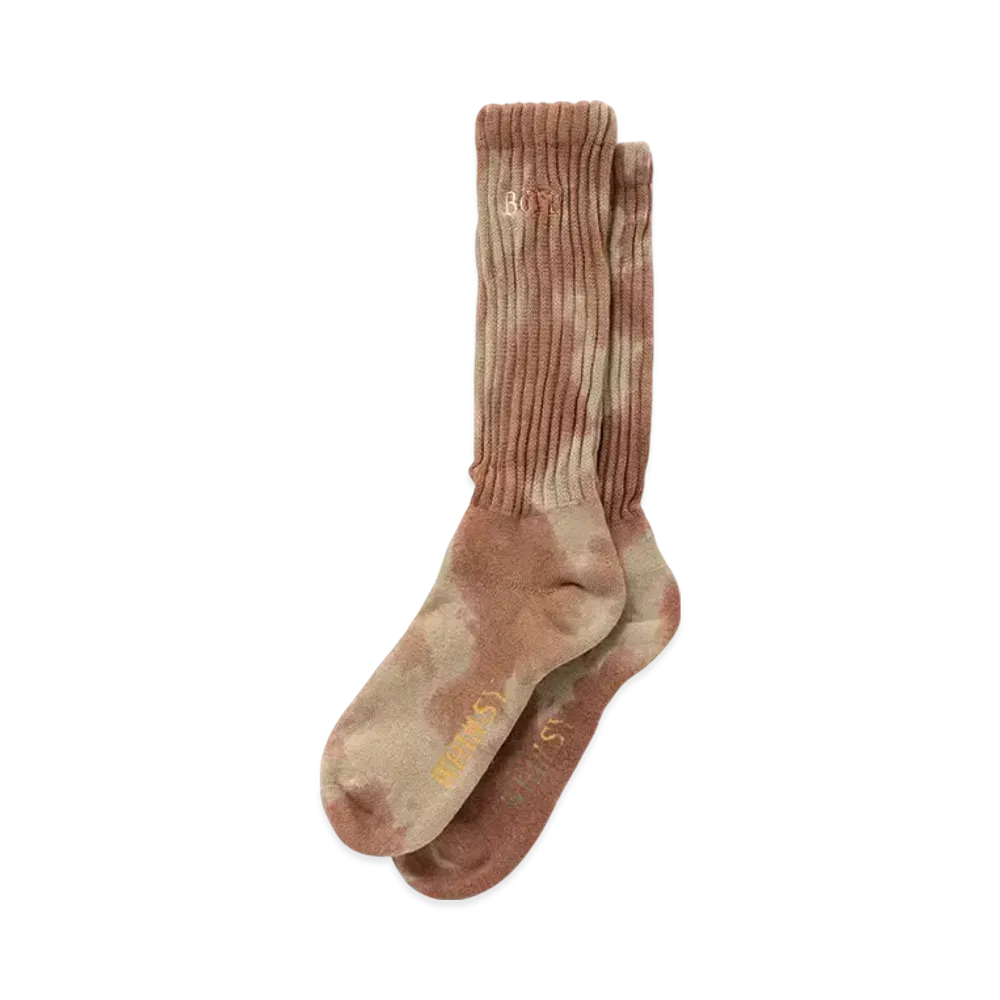 BoTT x WIMSY Tie-Dye Socks "Natural"