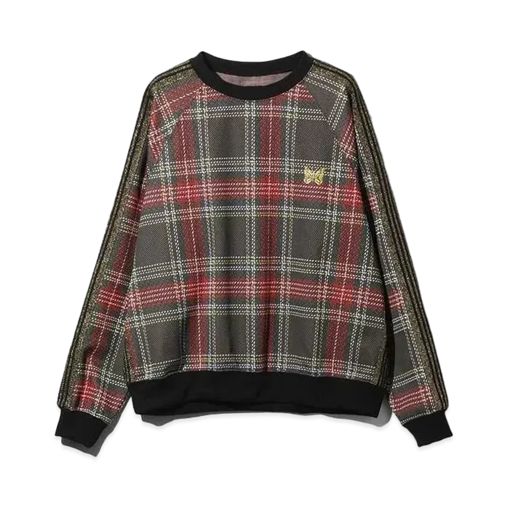 Needles Track Crew Neck Shirt - Poly Jq. "Red"