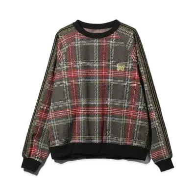 Needles Track Crew Neck Shirt - Poly Jq. "Red"