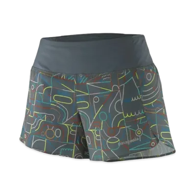 Patagonia Women's Strider Pro Shorts 3 1/2 Inch "Multi"